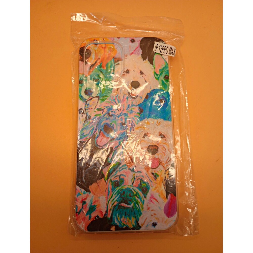 Multicolor Dog Pattern Fitted Case/Skin For Apple iPhone 12 Pro Max